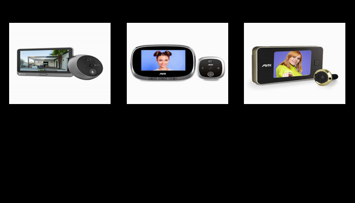  Mirilla digital TFT LCD de 4,3 pulgadas, visor de puerta digital,  720P, cámara de visor de mirilla de vídeo, ángulo amplio de 120°, visión  nocturna inteligente, sistema de control de acceso