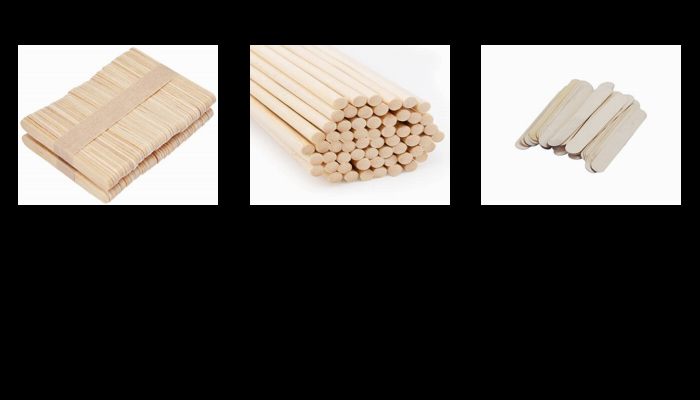 100 piezas de palos cuadrados de madera sin terminar, pequeñas tiras largas  y lisas, para manualidades, decoración del hogar, manualidades para niños